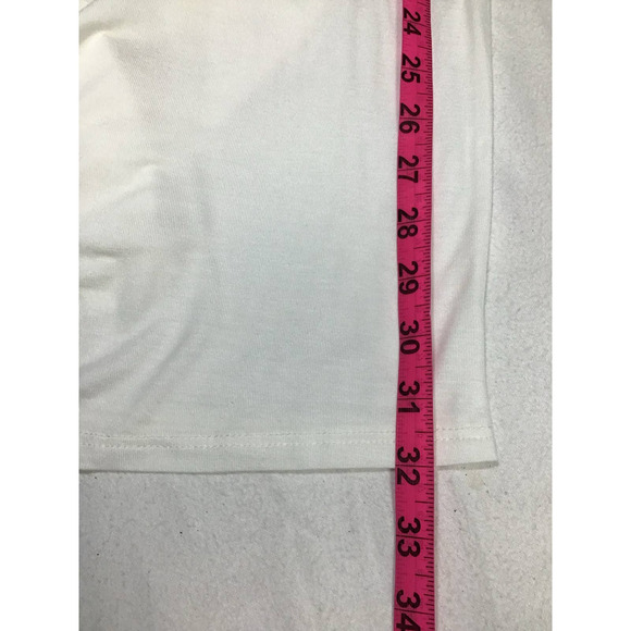 LULU'S SZ M Just Breathe White Belted Slit Rayon Blend Wide Leg Jumpsuit NEW B23 - Picture 7 of 8